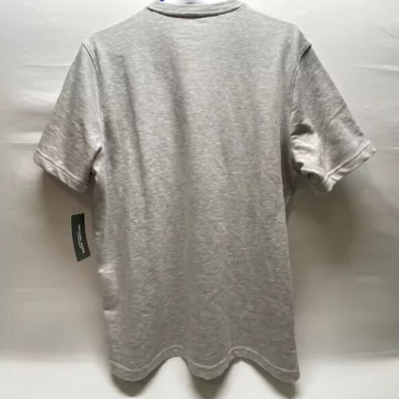 Michael Kors Men's Short Sleeve Henley T-shirt Size Large Athletic Heather NWT - Picture 8 of 10